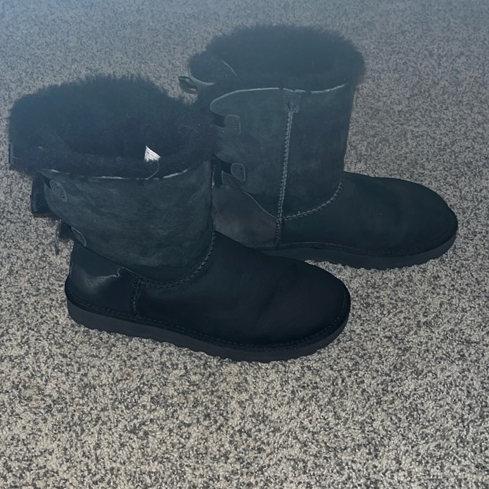 Black UGG boots